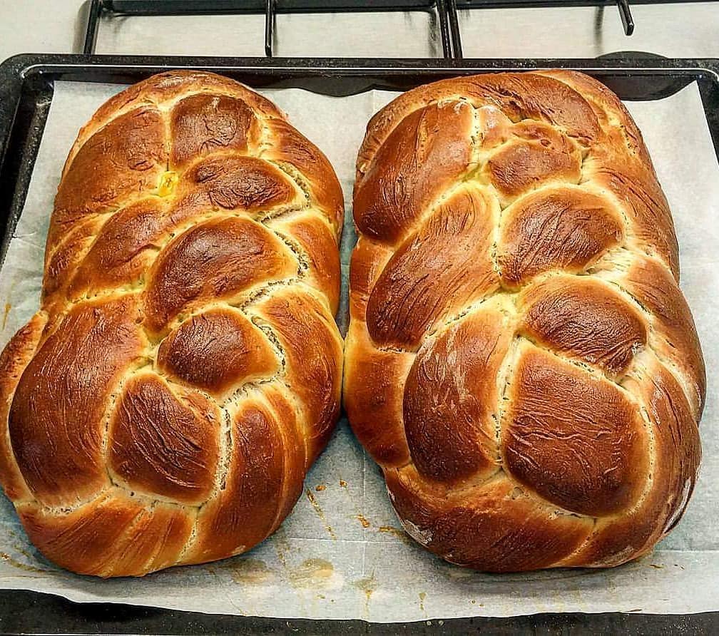 Braided challah